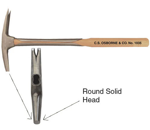 C.S. Osborne Magnetic Tack Hammer No. 8 (1035-M8) - Image 4