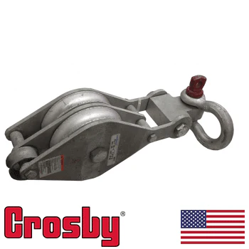 Crosby McKissick 8" Double Sheave Galvinized Snatch Block (692717) - Image 2