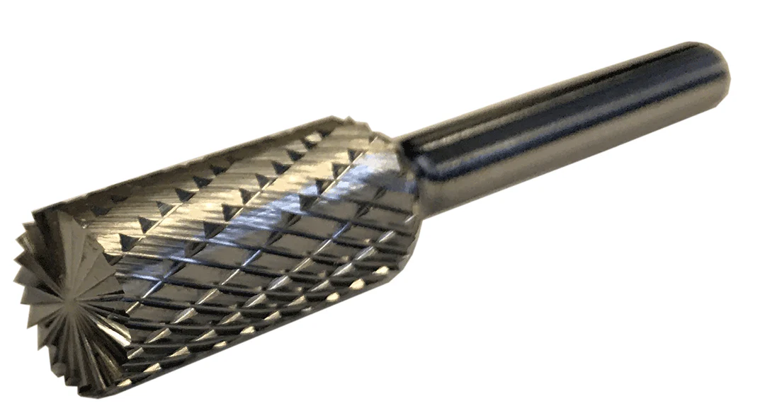 MasterCut SB-1DC Cylindrical End Cut Rotary Carbide Burr 1/4" O.D. (SB-1DC)