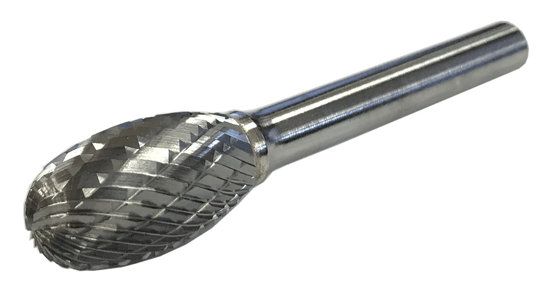 MasterCut SE-5DC Egg Shape Rotary Carbide Burr 1/2" O.D. (SE-5DC)