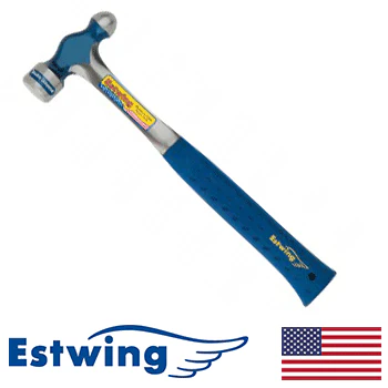 Estwing 16oz Solid Steel Ball Pein Hammer w/ Nylon Grip (E3-16BP) - Image 2