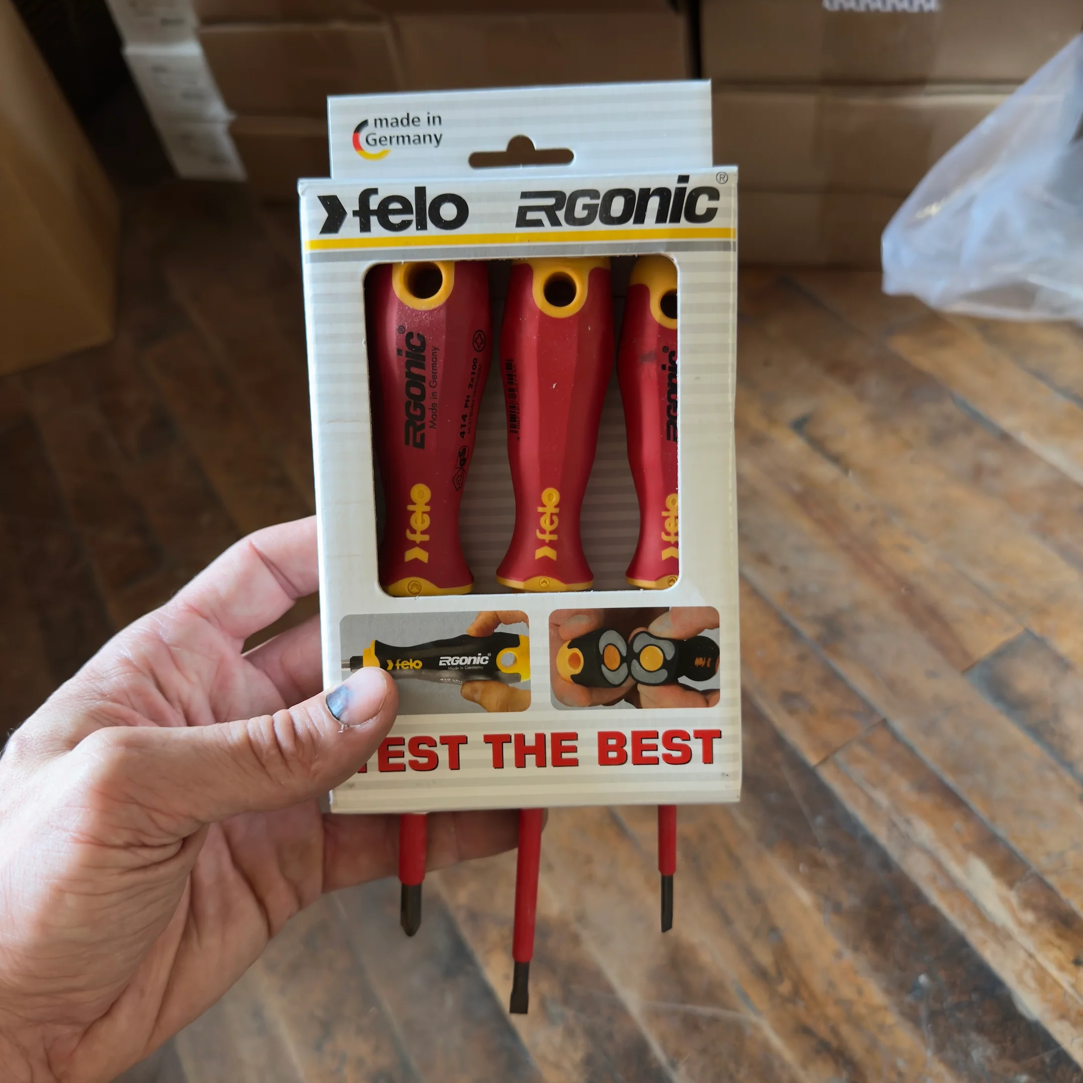 Felo Ergonomic Insulated Screwdriver Set (53175) - Image 2