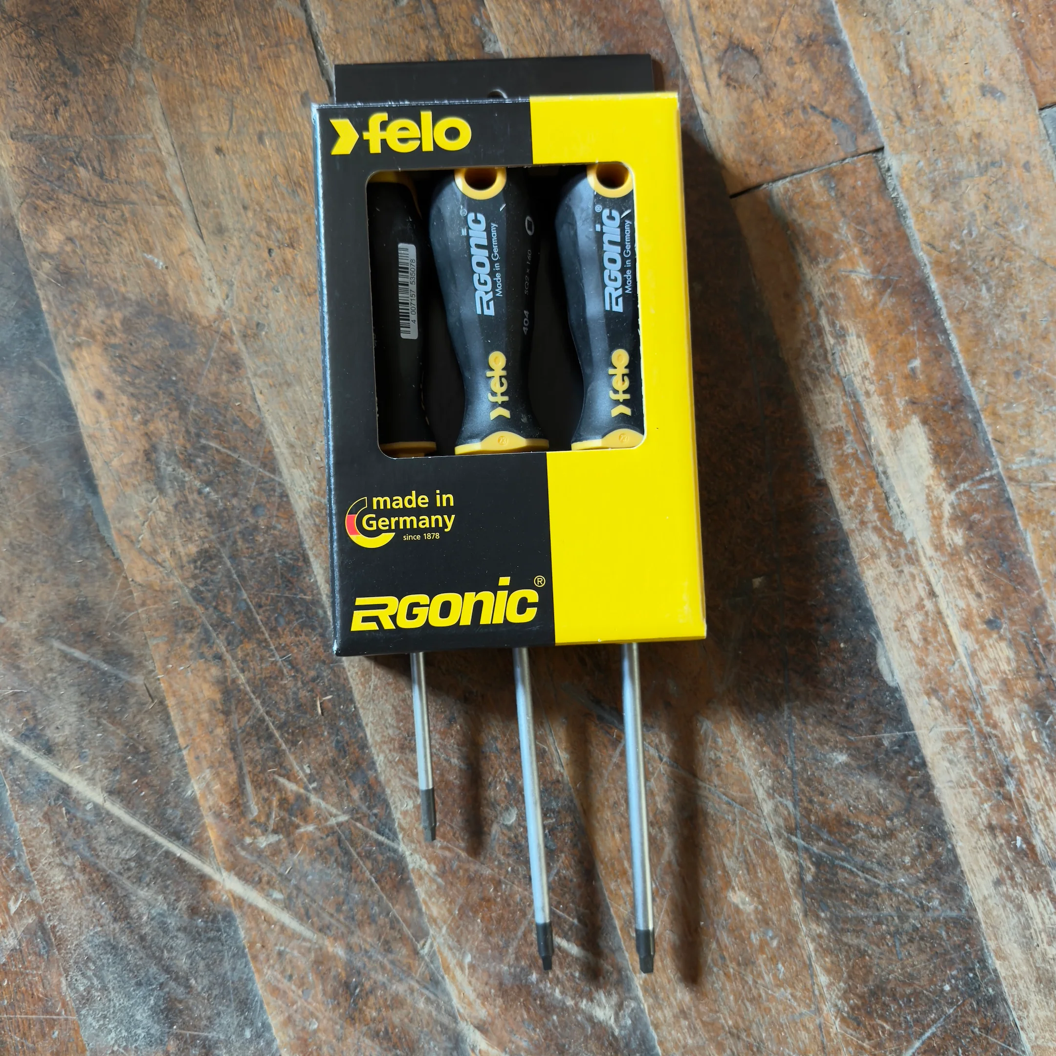 Felo Ergonomic Square Screwdriver Set #1, #2, #3 (53517) - Image 2