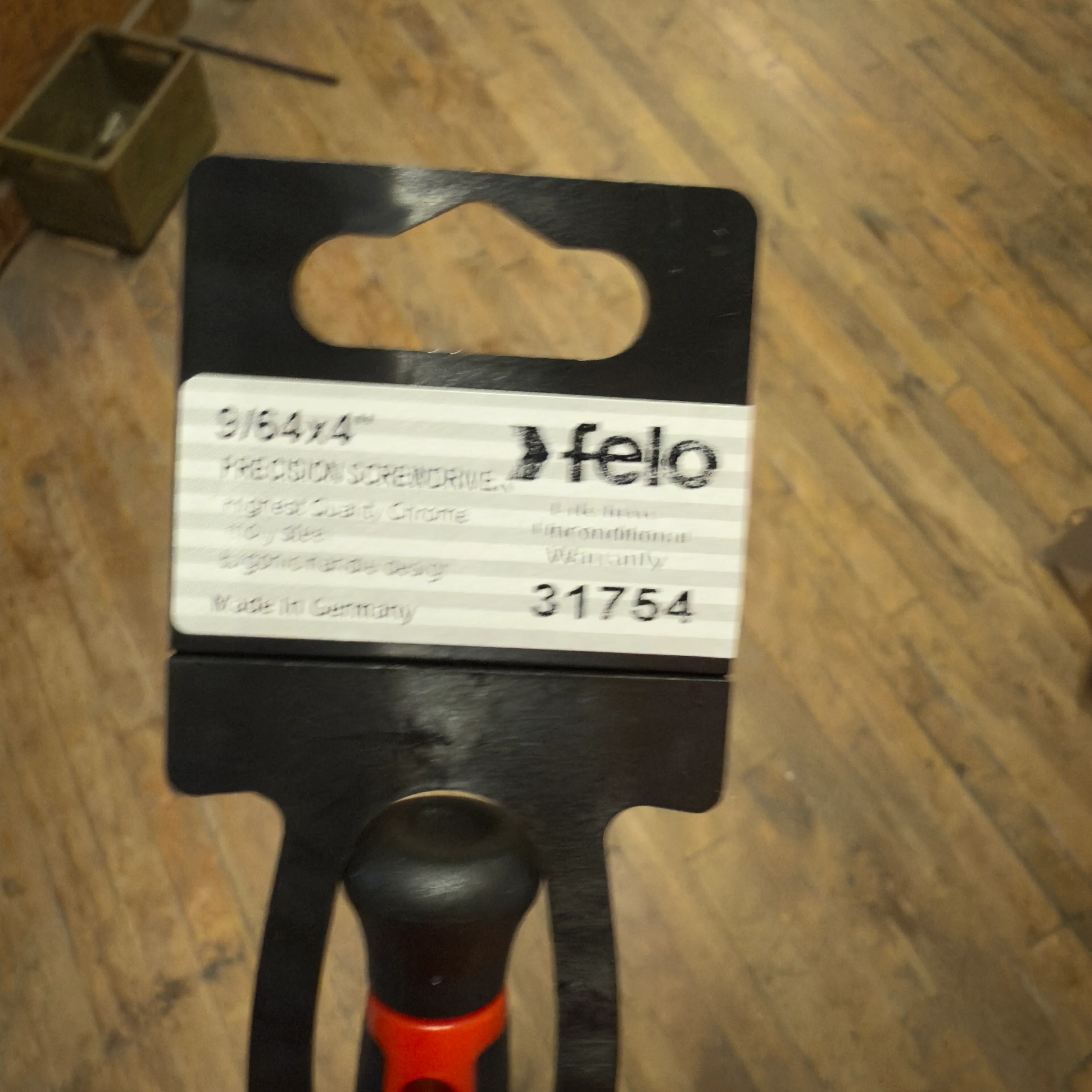 Felo Precision Slotted Screwdriver 9/64" x 4" (31754) - Image 2