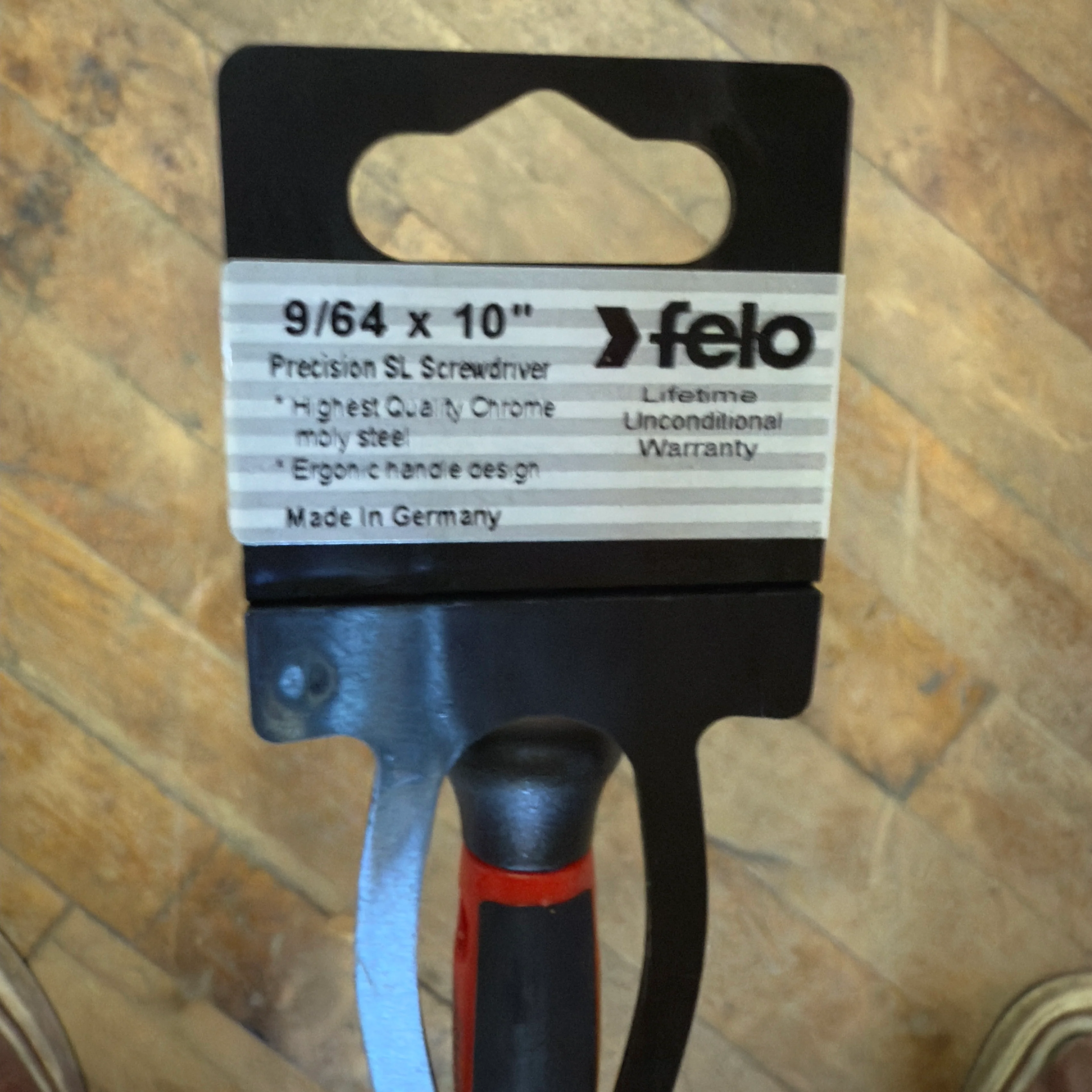 Felo Precision Slotted Screwdriver 9/64" x 10" (31758) - Image 2