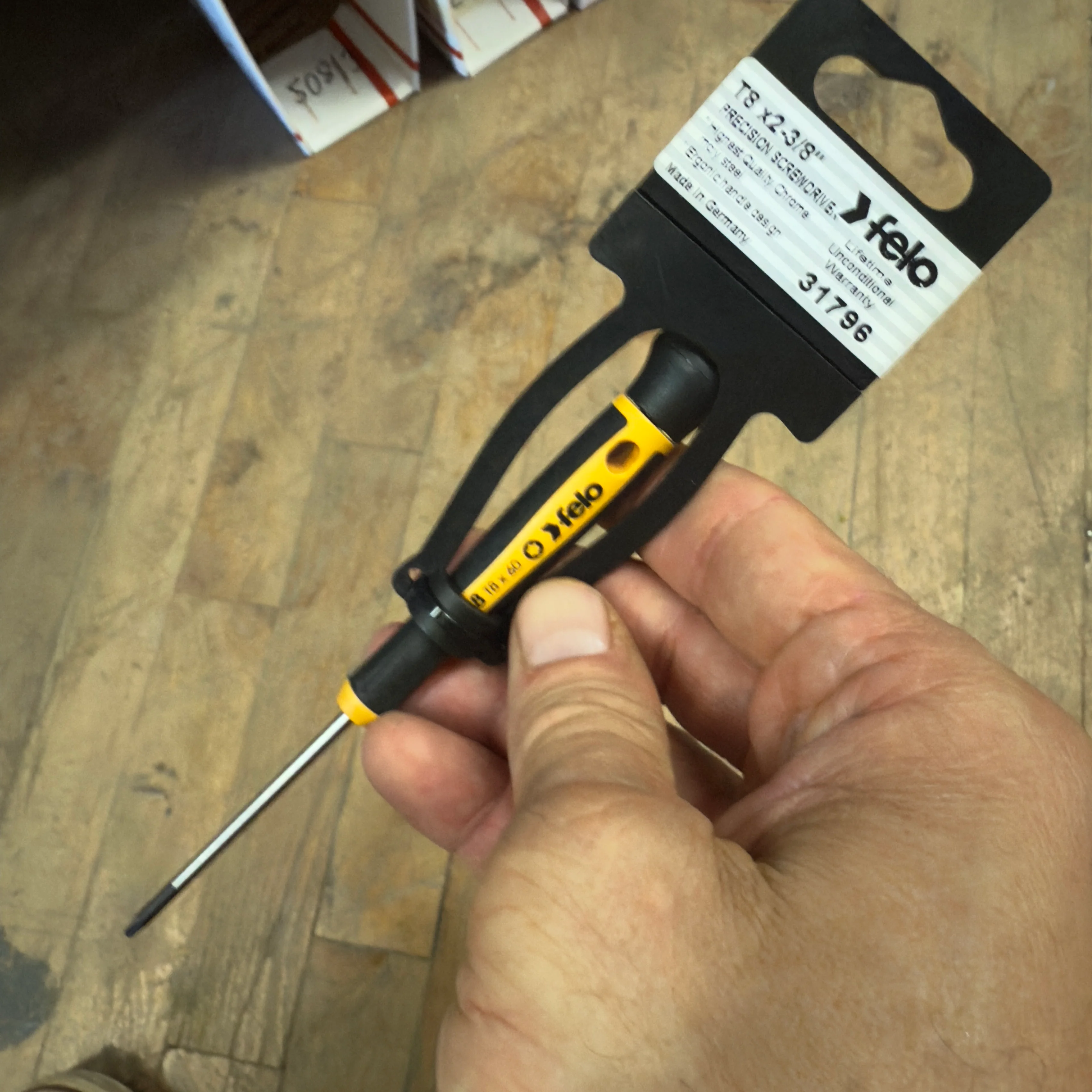 Felo Precision Torx T8 Screwdriver 2 3/8" (31796)
