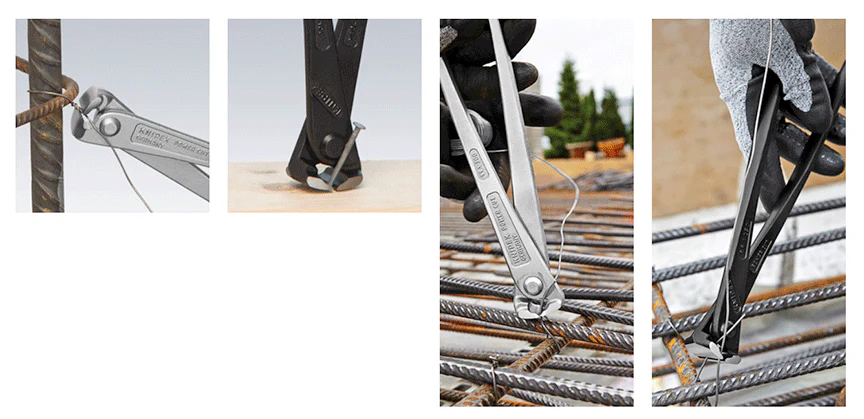 Knipex 9 7/8" High Leverage Concreter's Nippers (9911250) - Image 3