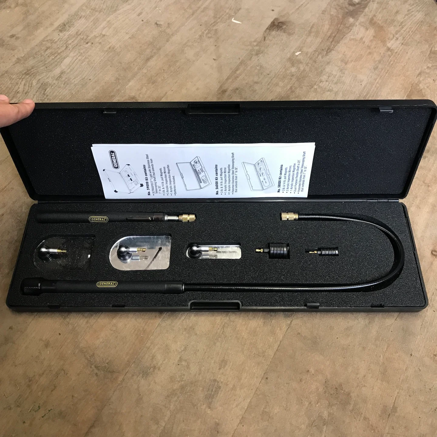 Inspection Kit - Quick Change Telescoping Shaft - Lg (58000)
