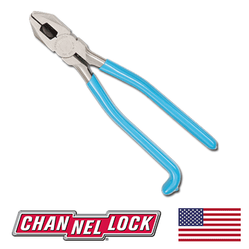 9" Ironworkers Channellock Lineman's Pliers (350S) - Image 2