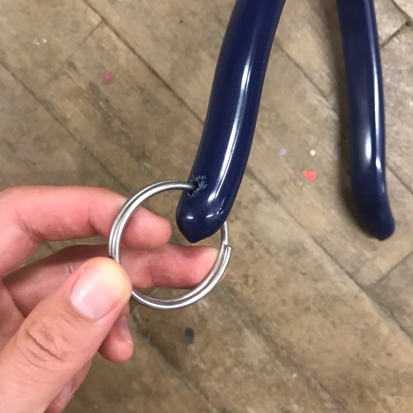 Klein Ironworker's Pliers w/ Tether Ring (D213-9STT) - Image 2