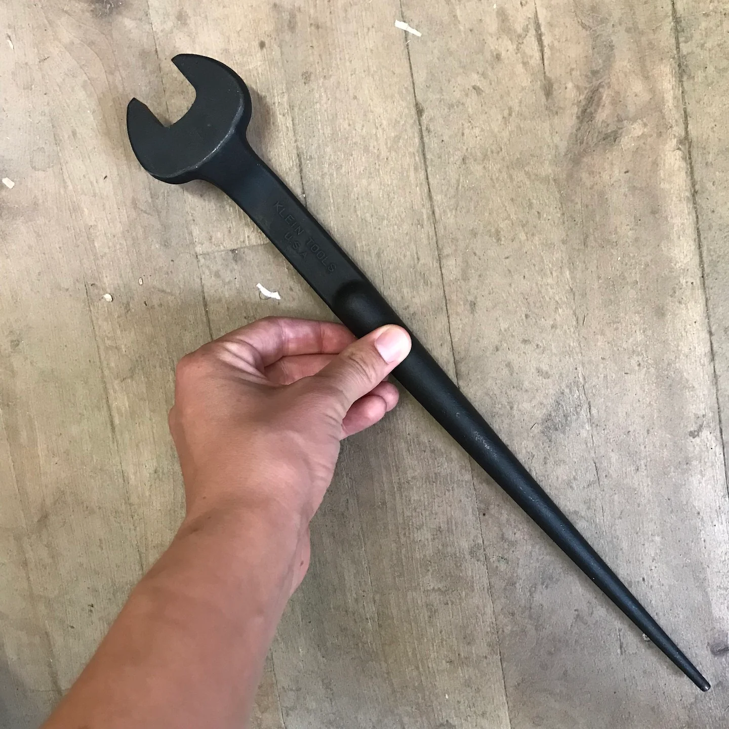 Klein Spud Wrench 7/8" Nominal Opening for Heavy Nut (3210H) - Image 3
