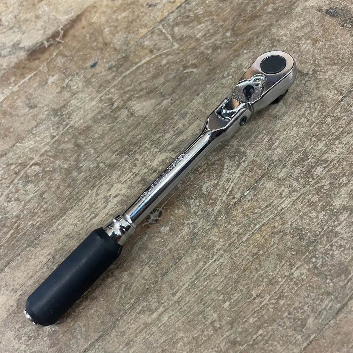 Koken 1/4" Body w/ 3/8" Drive Head 72 Tooth Flexible Ratchet Z-Series (2726Z-3/8(L160)-72T) - Image 2