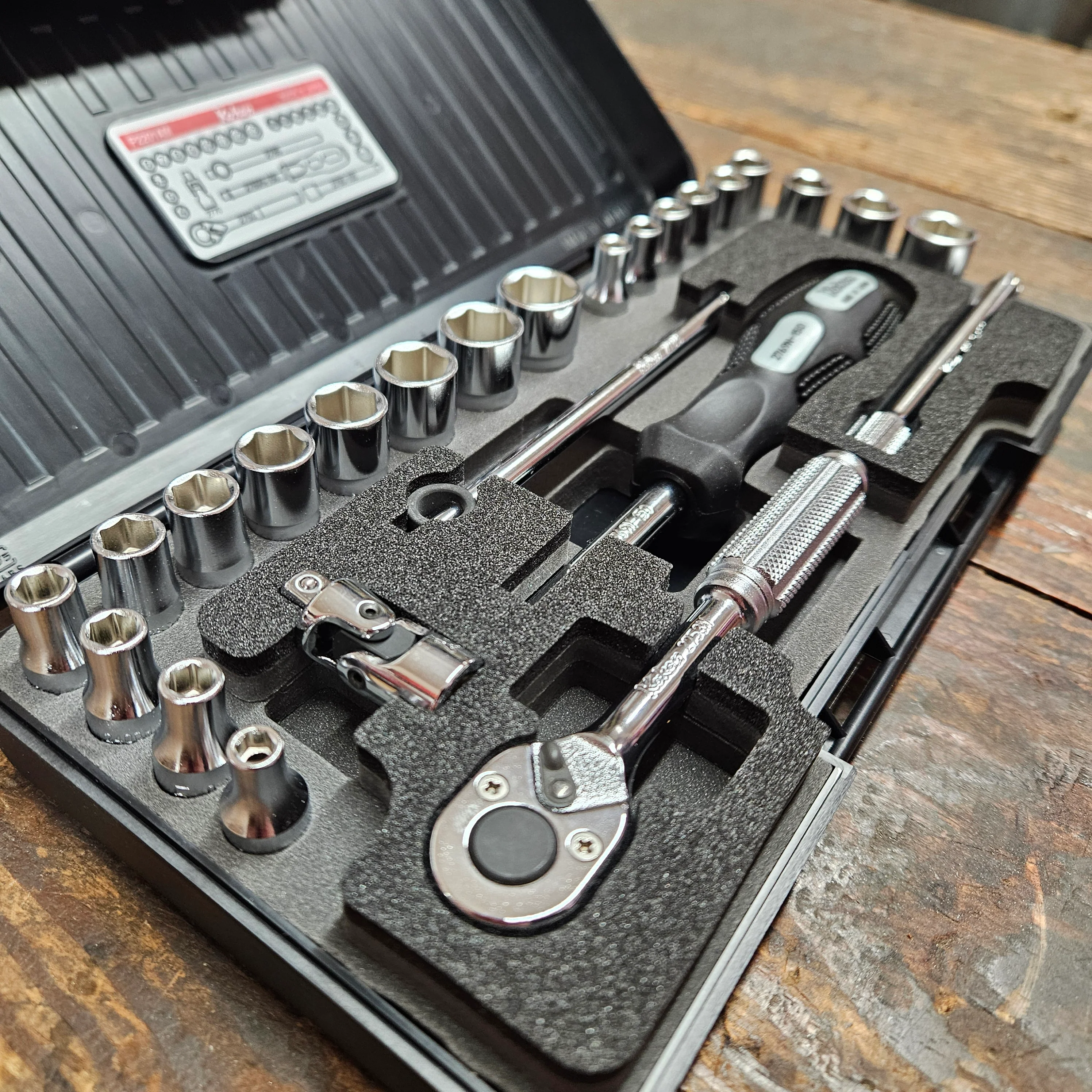 Koken 1/4" Dr. 25 piece Socket Set - 6 Point (P2201AM) - Image 2