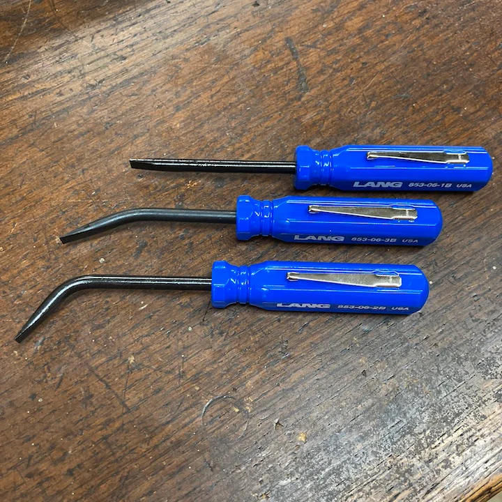 Lang 3pc Mini Blue Pry Bar Set (853-06-3STB) - Image 2