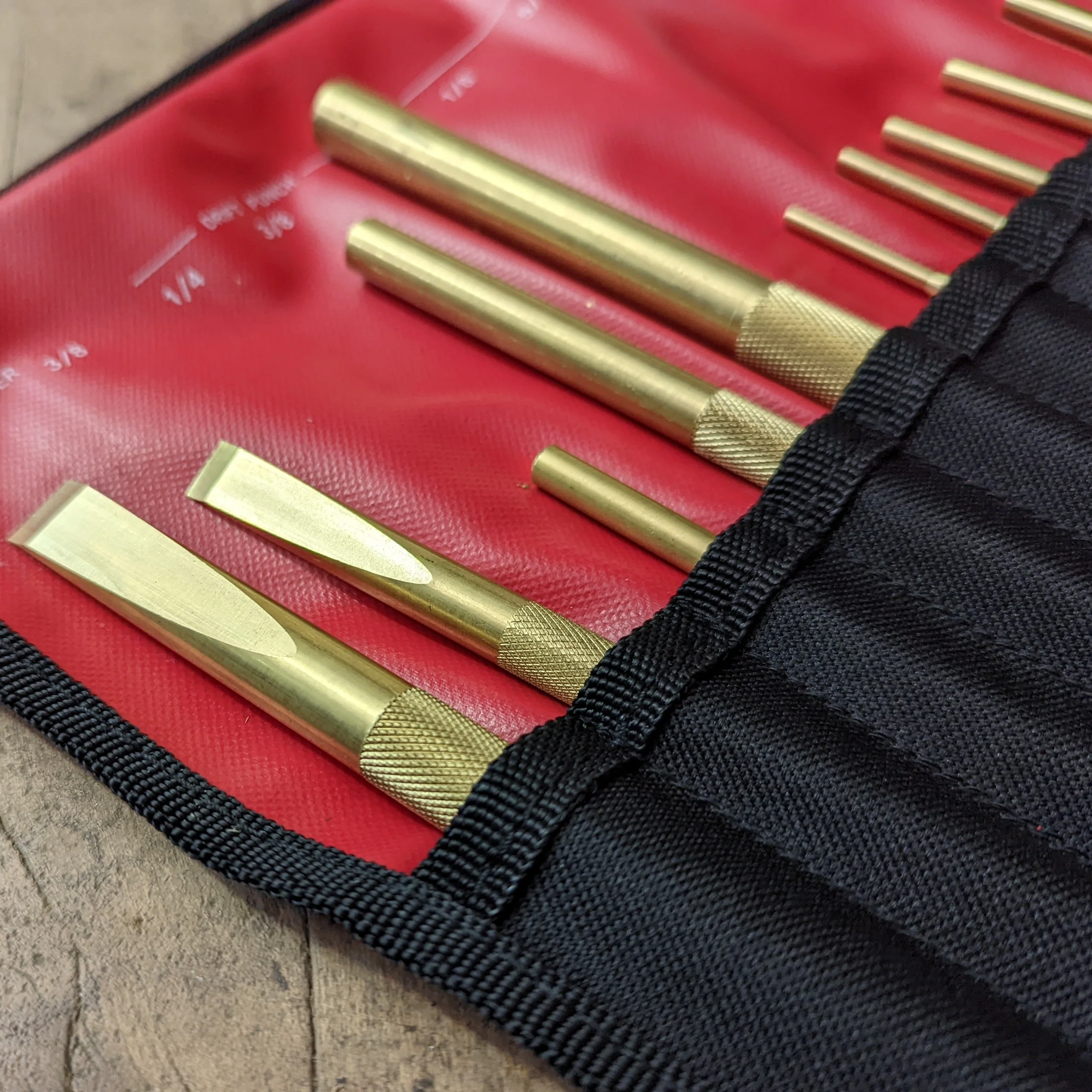 Mayhew 12pc Brass Punch & Scraper Set (67012) - Image 2
