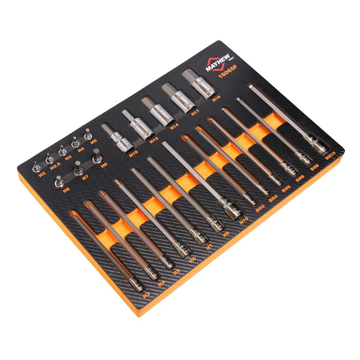 Mayhew 26 PC. Metric Hex Master Socket Bit Set (16065F) - Image 3