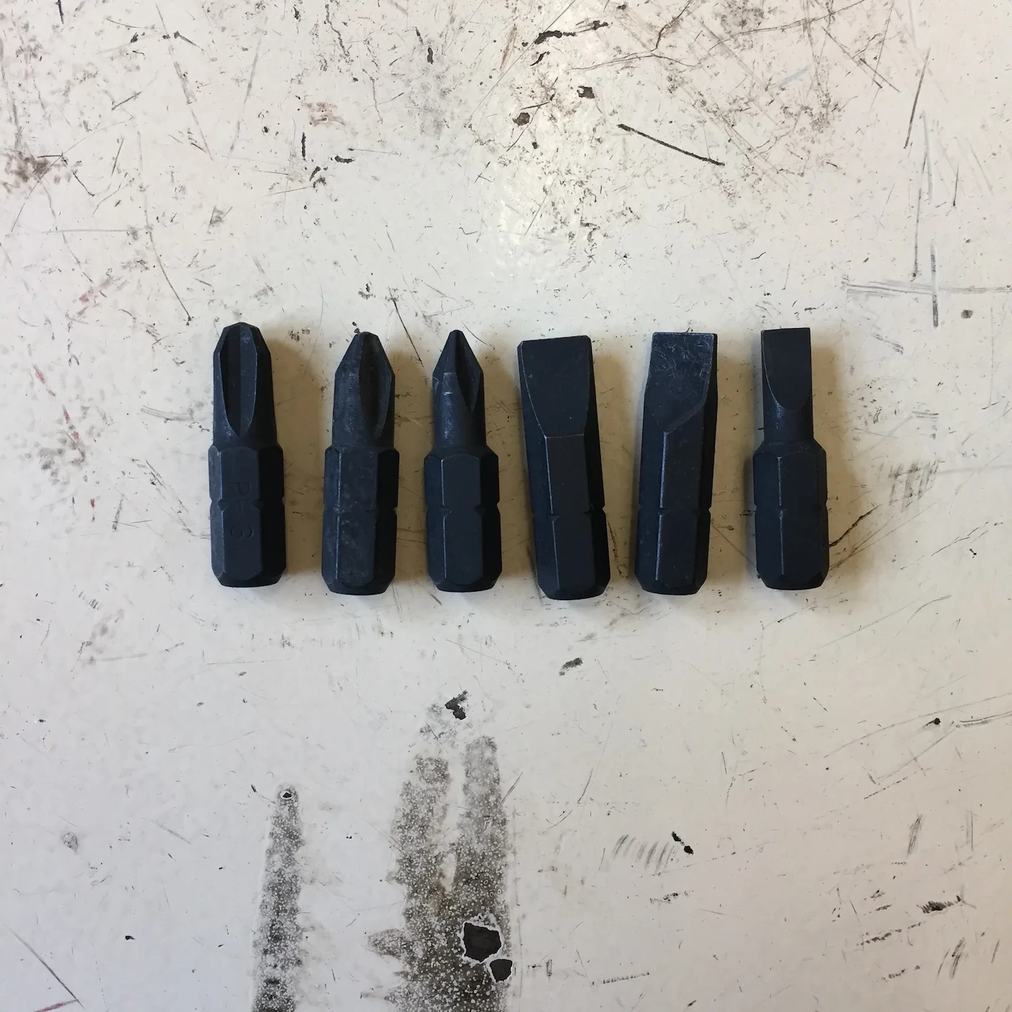 Misc. 6 pc. Bit Set - 3 Slotted/3 Phillips (GLO-1) - Image 2