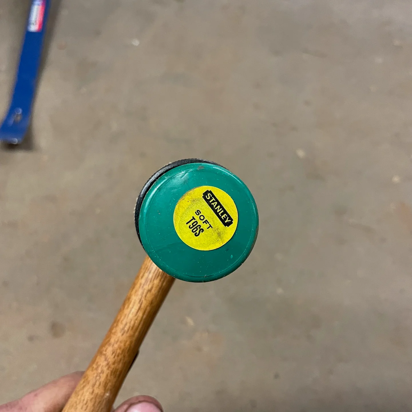 NOS Stanley No. 696 Soft Face Hammer - Green - Image 4
