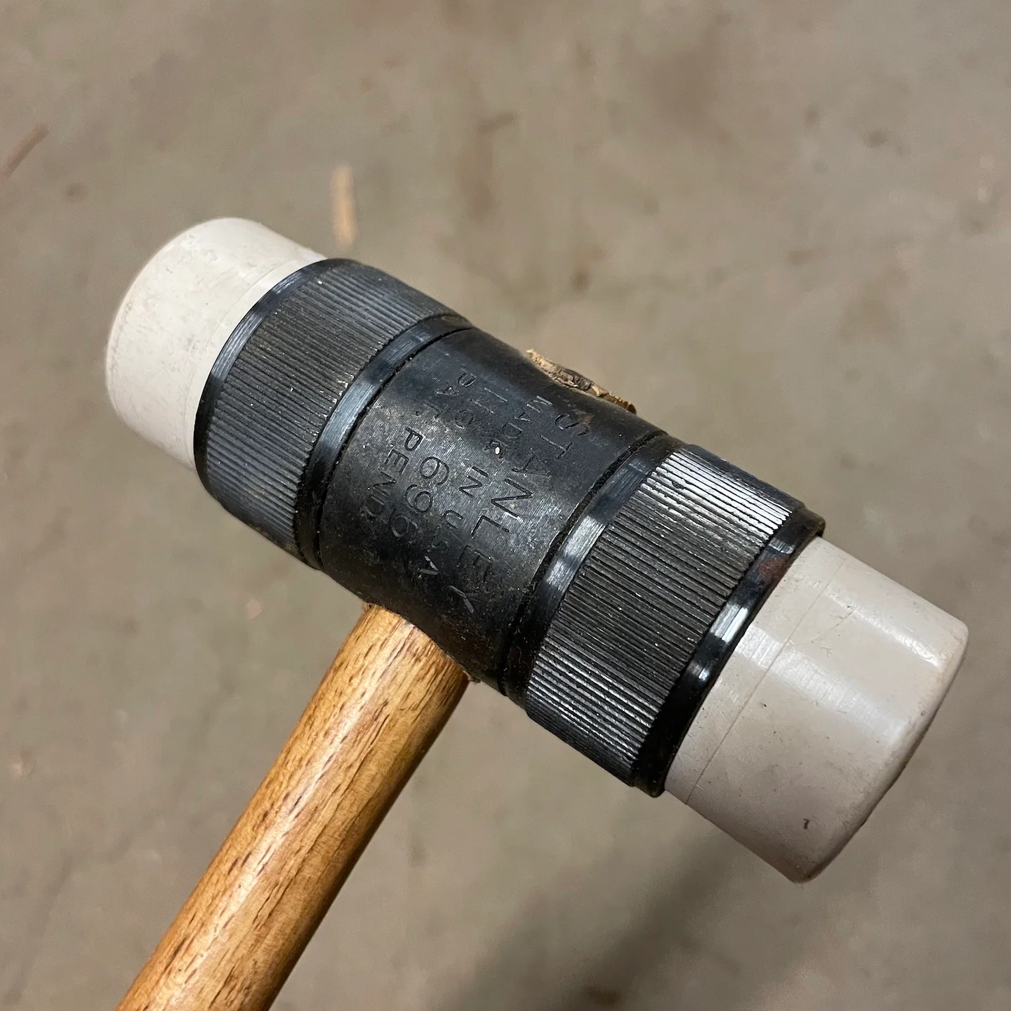 NOS Stanley No.696 Soft Face Hammer - White - Image 2
