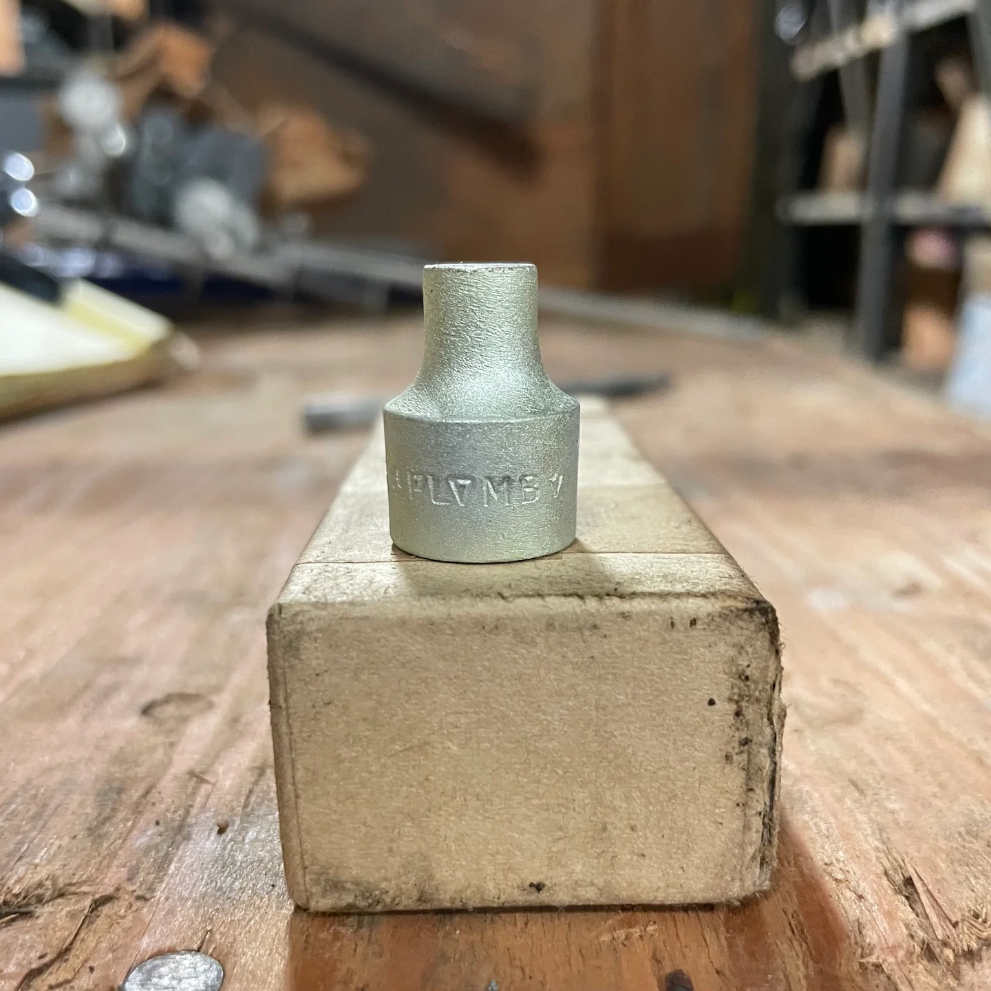 Plomb WWII Era 3/8" Drive 1/4" Socket - Image 2