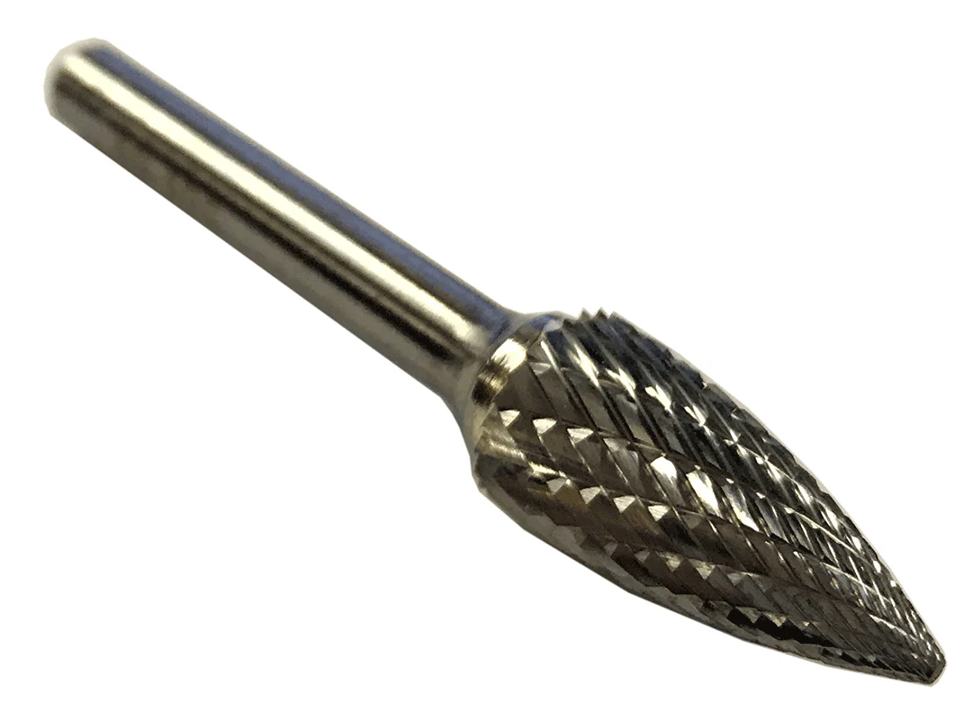MasterCut SG-3DC Pointed Tree Rotary Carbide Burr 3/8" O.D. (SG-3DC)