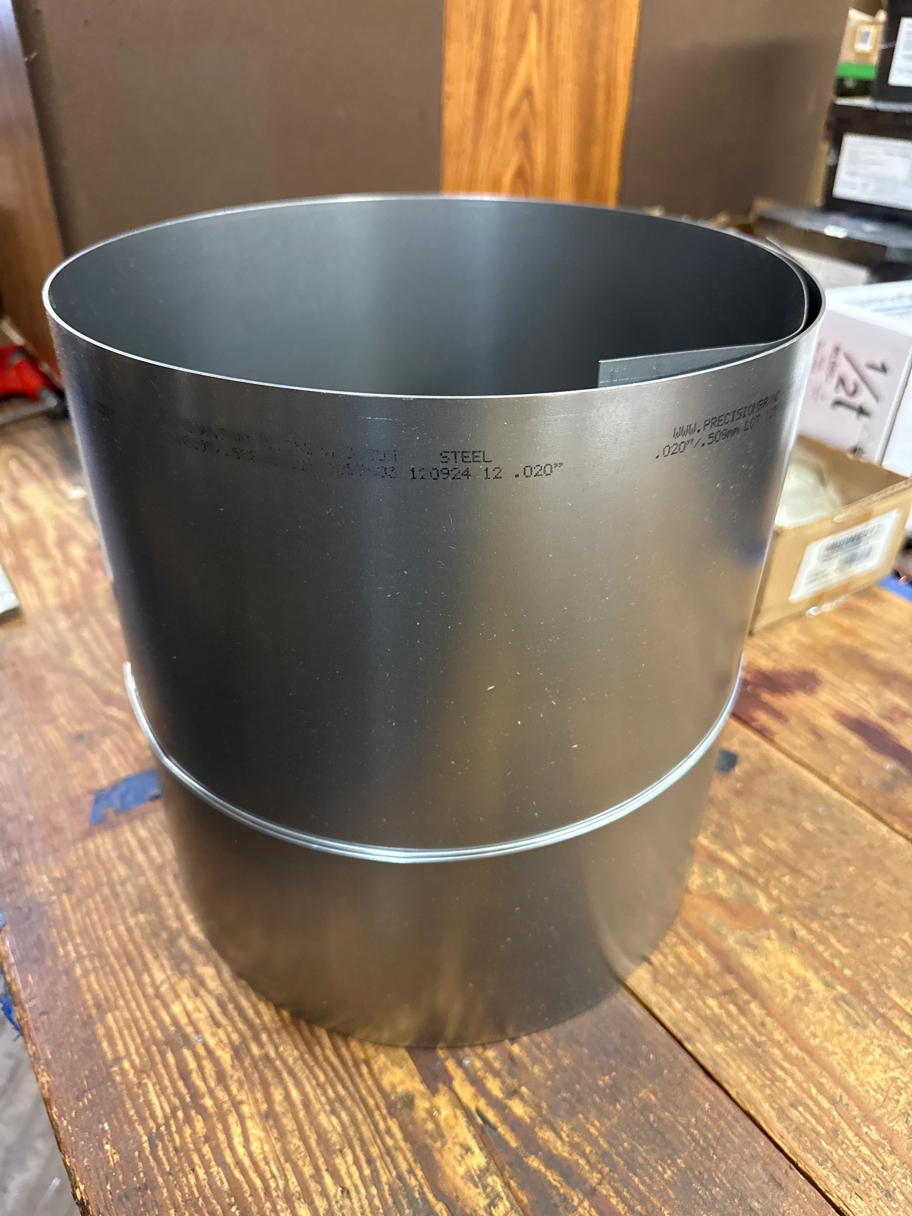 Precision Brand 0.020" Steel Shim Stock 12" x 120" Roll (16AA20) - Image 2
