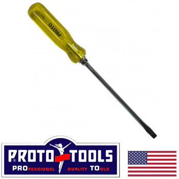 Proto 5/16" x 8" Slotted Screwdriver (J9609C) - Image 2