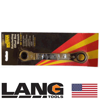 Lang 12-pt Offset Ratcheting Wrench (3/4" x 7/8") (ROW-2428) - Image 2