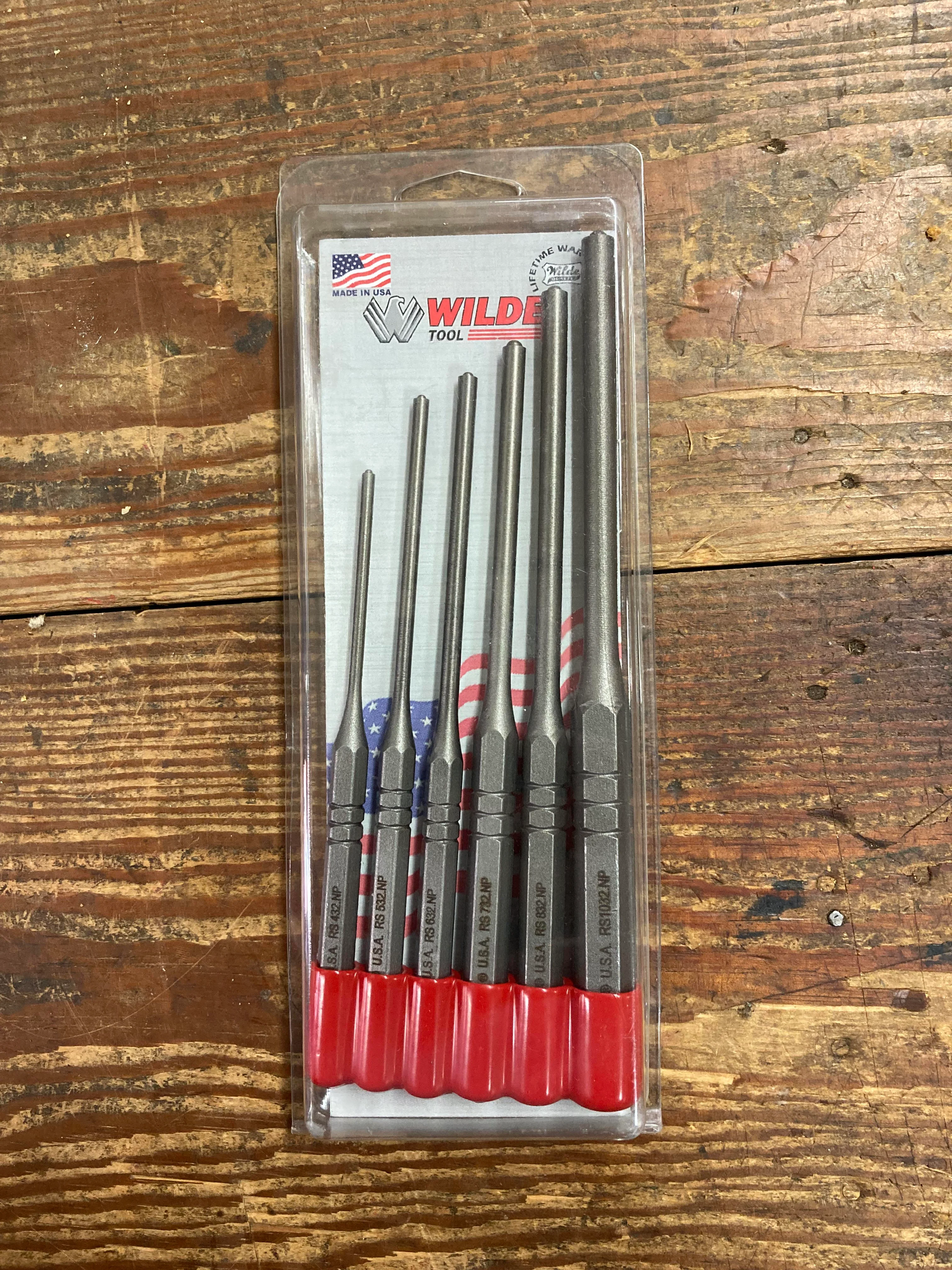 Wilde 6pc Roll Pin Punch Set (RS906.NP/VP)