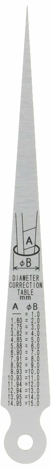 Shinwa Stainless Steel Taper Gauge 700A 1-15MM (62600) - Image 2