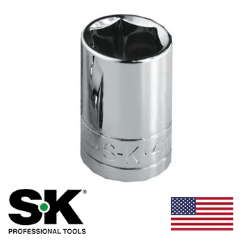 Socket Chrome 1/2" Drive Standard 6 Point 1/2" (SK40116) - Image 2