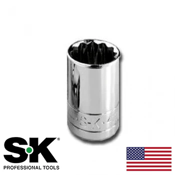 Socket Chrome 3/8 Drive Standard 12 Point 14mm (SK2314) - Image 3