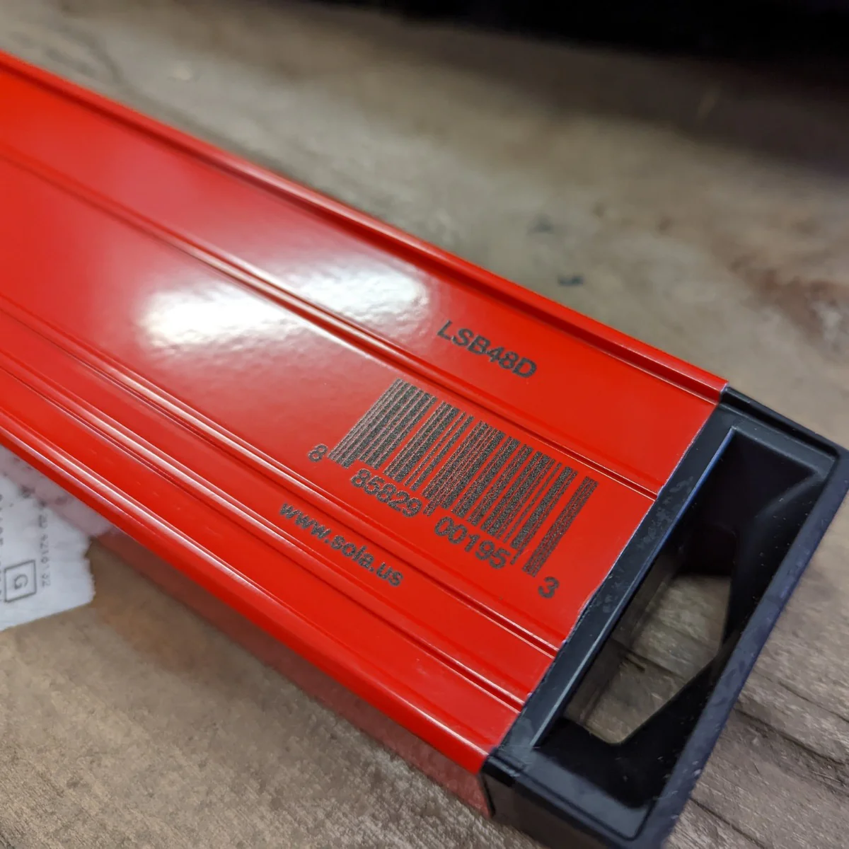 Big Red SOLA DIGITAL 48" Box Beam Level w/ Bluetooth (LSB48D) - Image 3