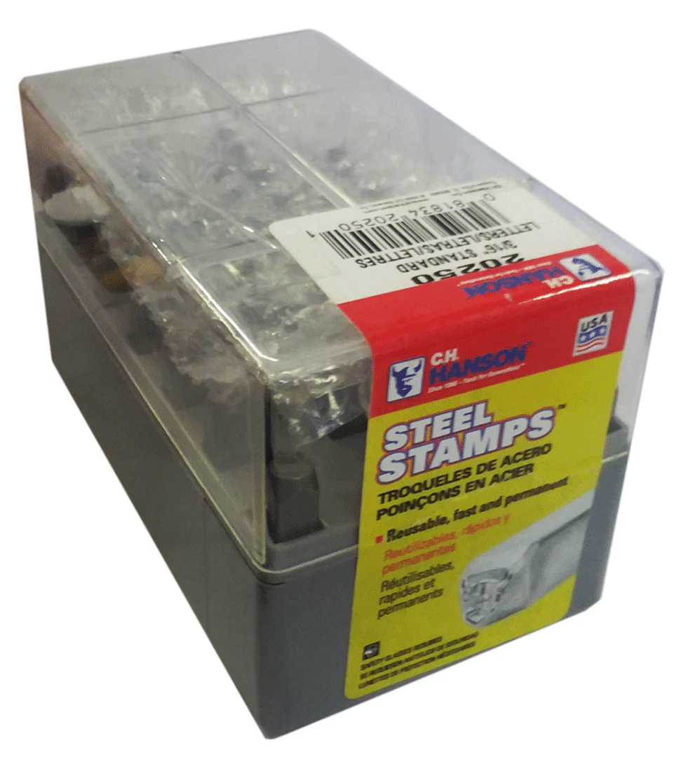 C.H. Hanson Metal Stamping Set 3/8" Letters (20350)