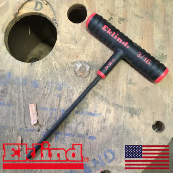 Eklind T-Handle Hex-Key (7-1/4" Blade x 3/16" Hex) (61912) - Image 2