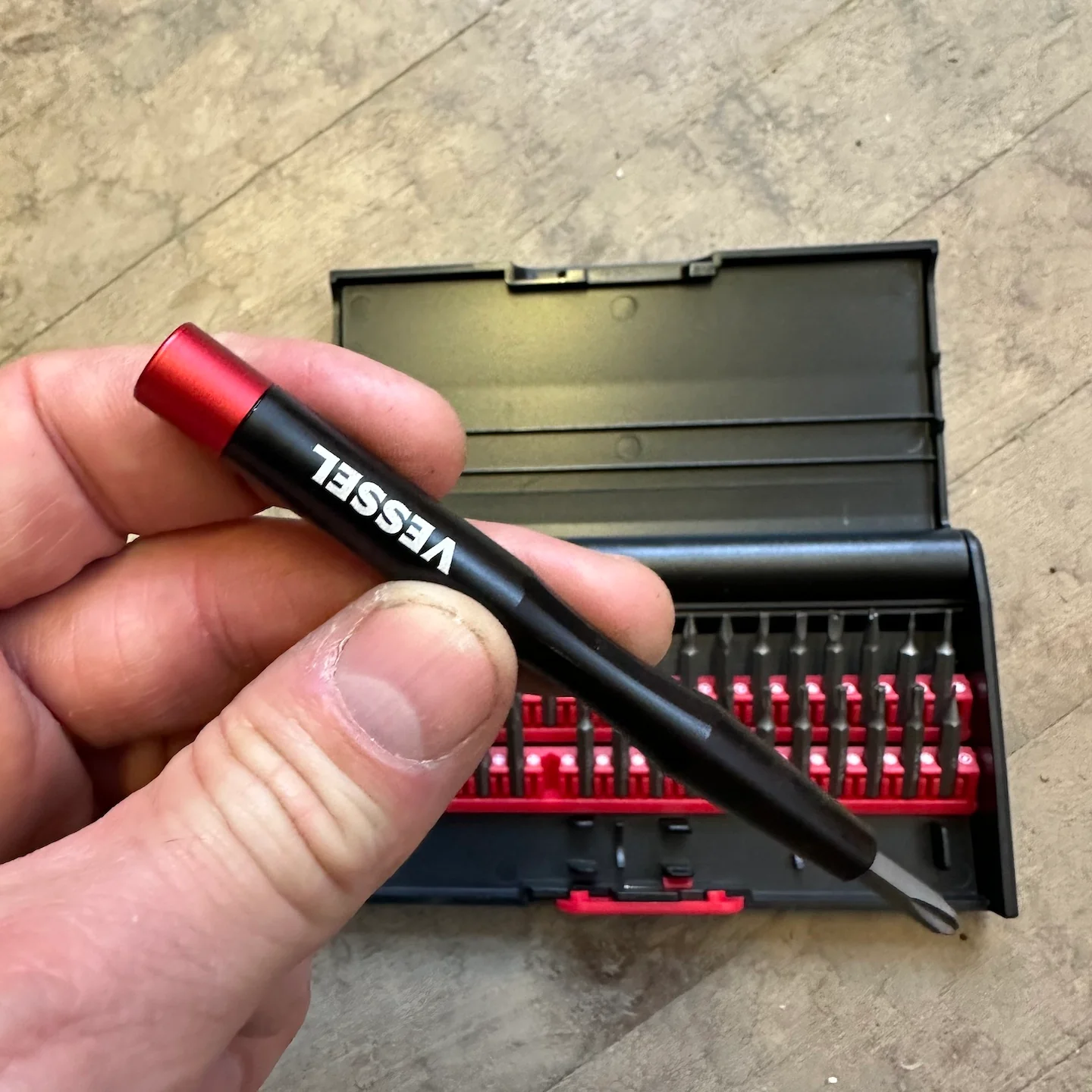 Vessel Interchangeable precision Screwdriver 36 Pc Bit Set (9836) - Image 6