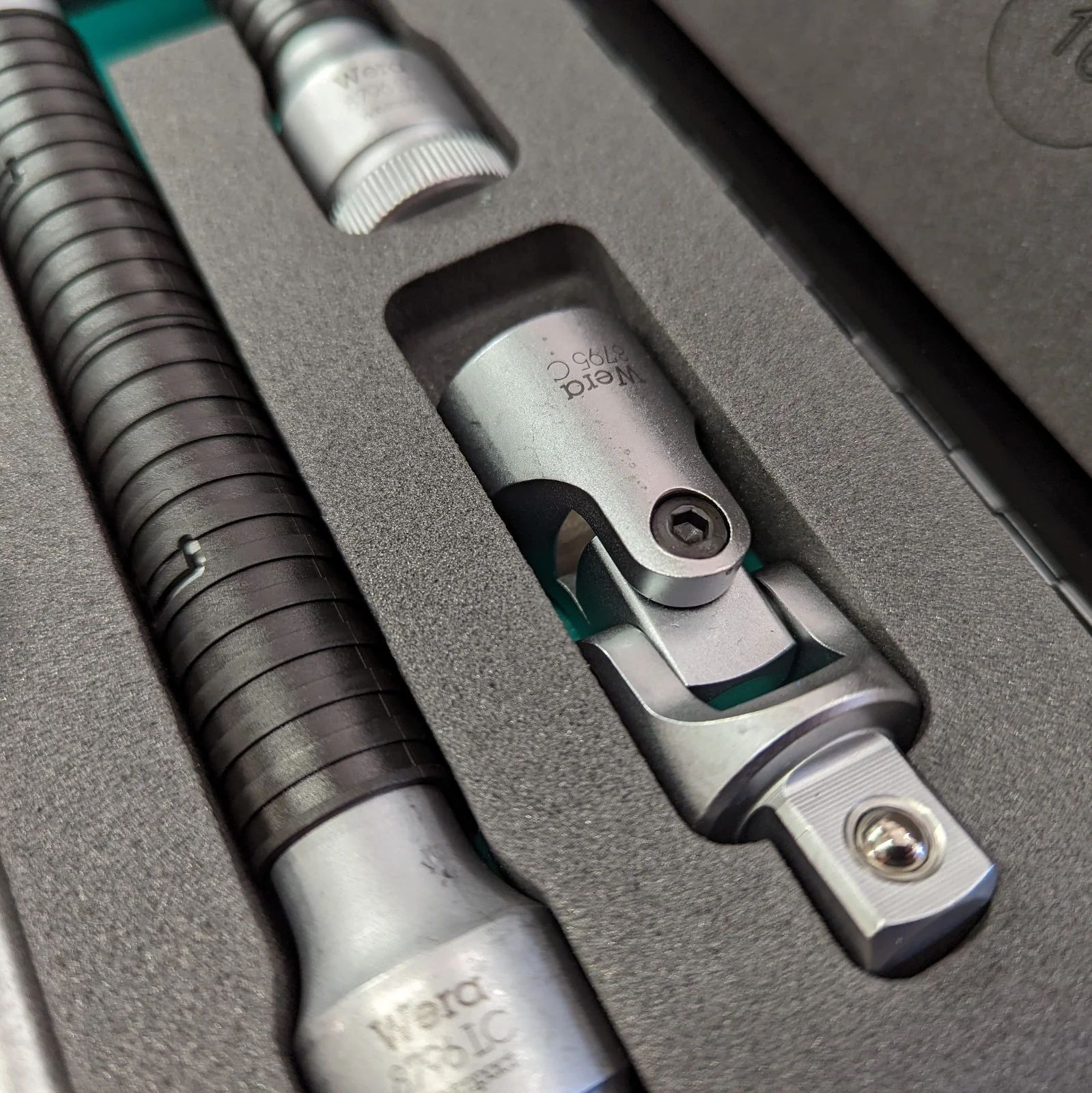 Wera 8100 Metric 37-Piece Zyklop Speed Ratchet Set, 1/2" drive (05003645001) - Image 6