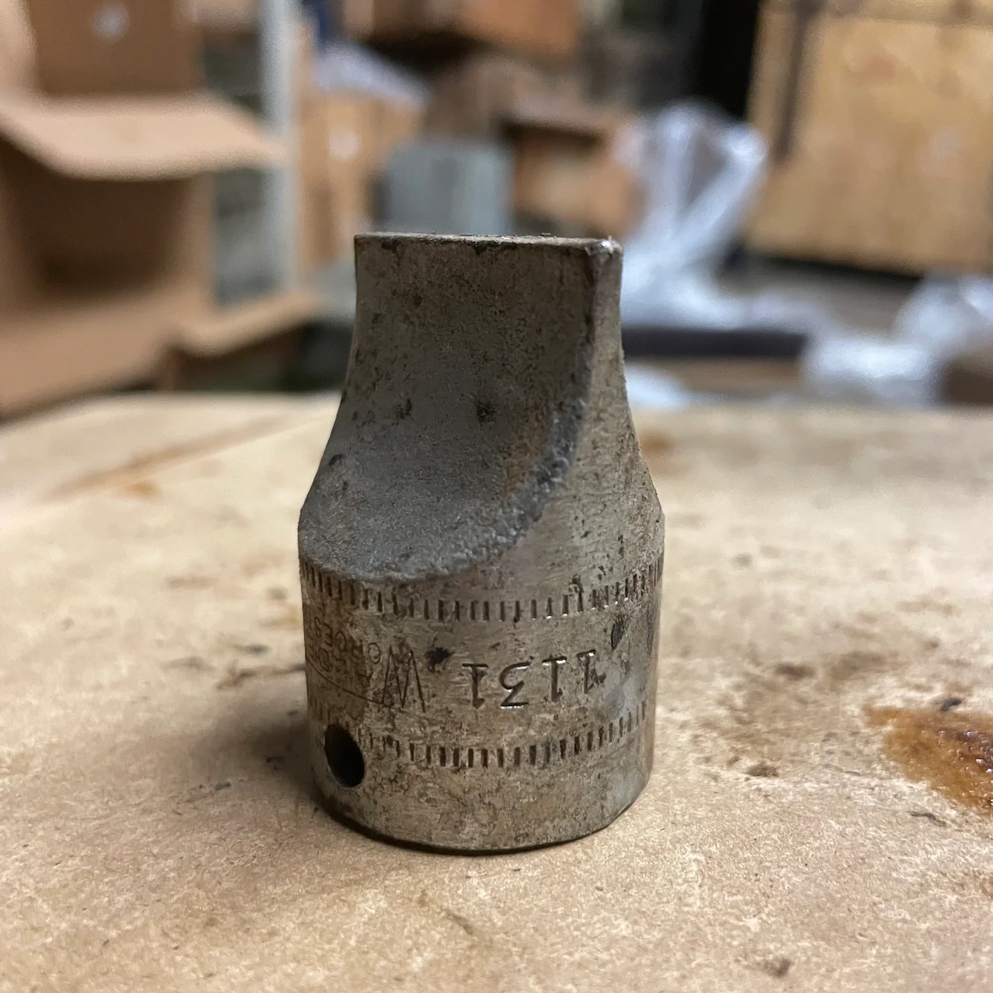 WWII Era NOS Walden 1/2" Drive Drag Link Socket