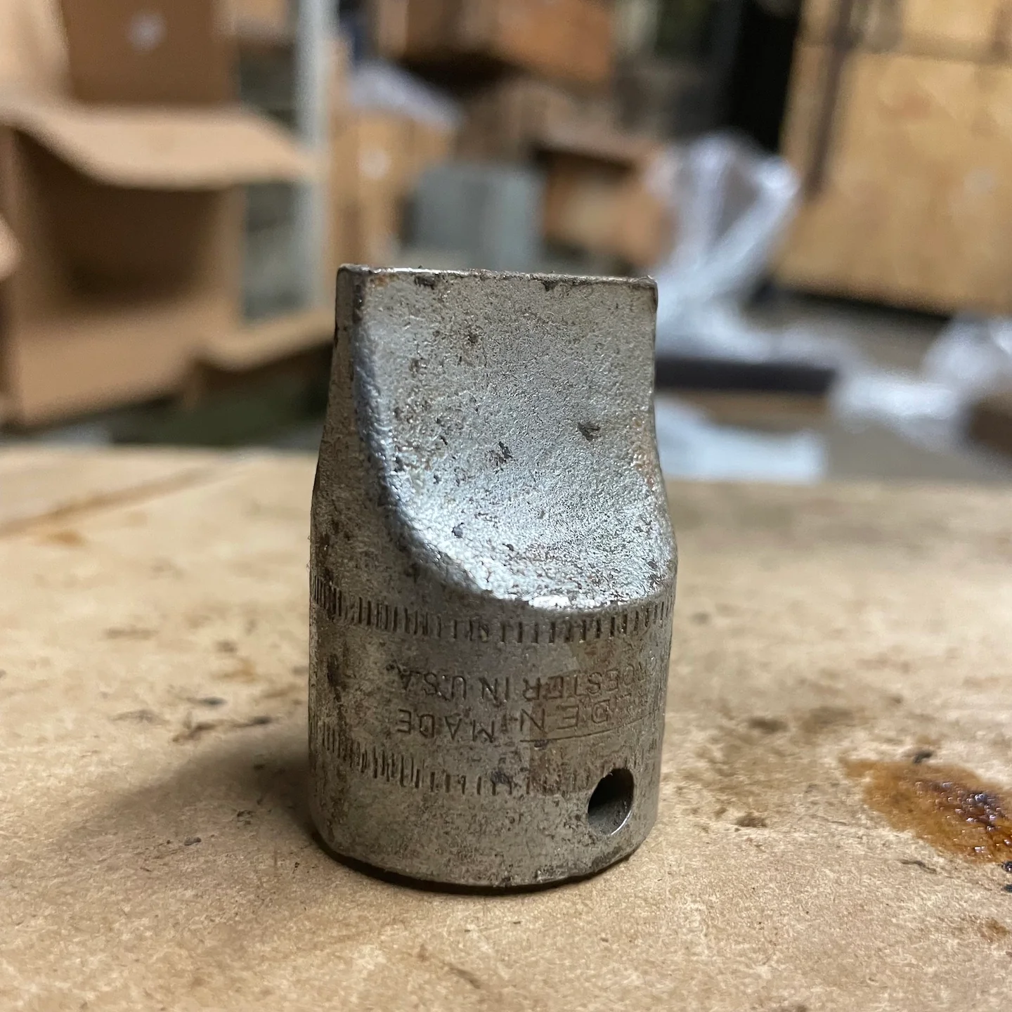 WWII Era NOS Walden 1/2" Drive Drag Link Socket - Image 2