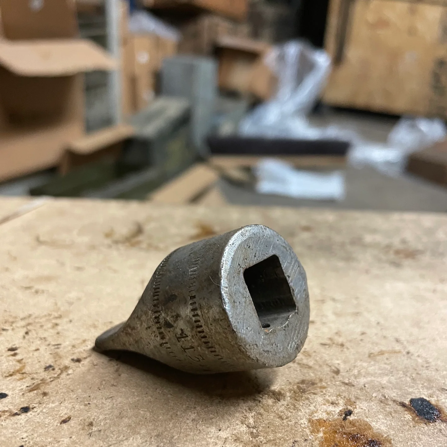 WWII Era NOS Walden 1/2" Drive Drag Link Socket - Image 3
